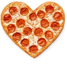 Пицца сердце